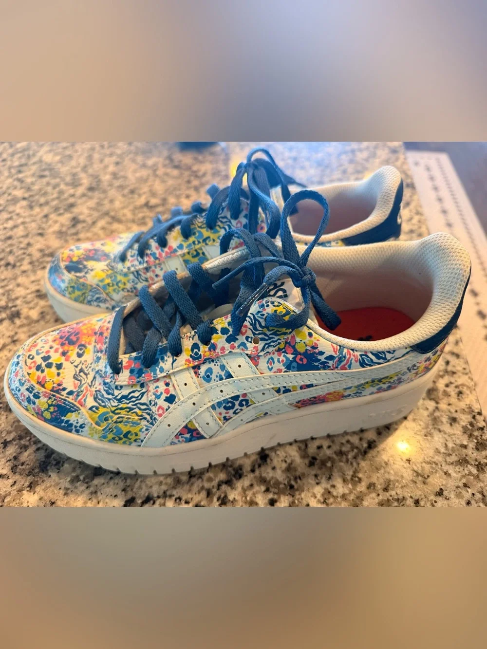 ASICS Japan S PF Floral Print Platform Sneakers